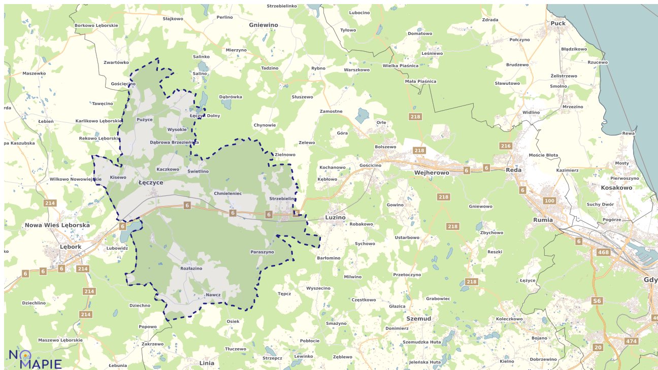 Mapa Geoportal Łęczyce